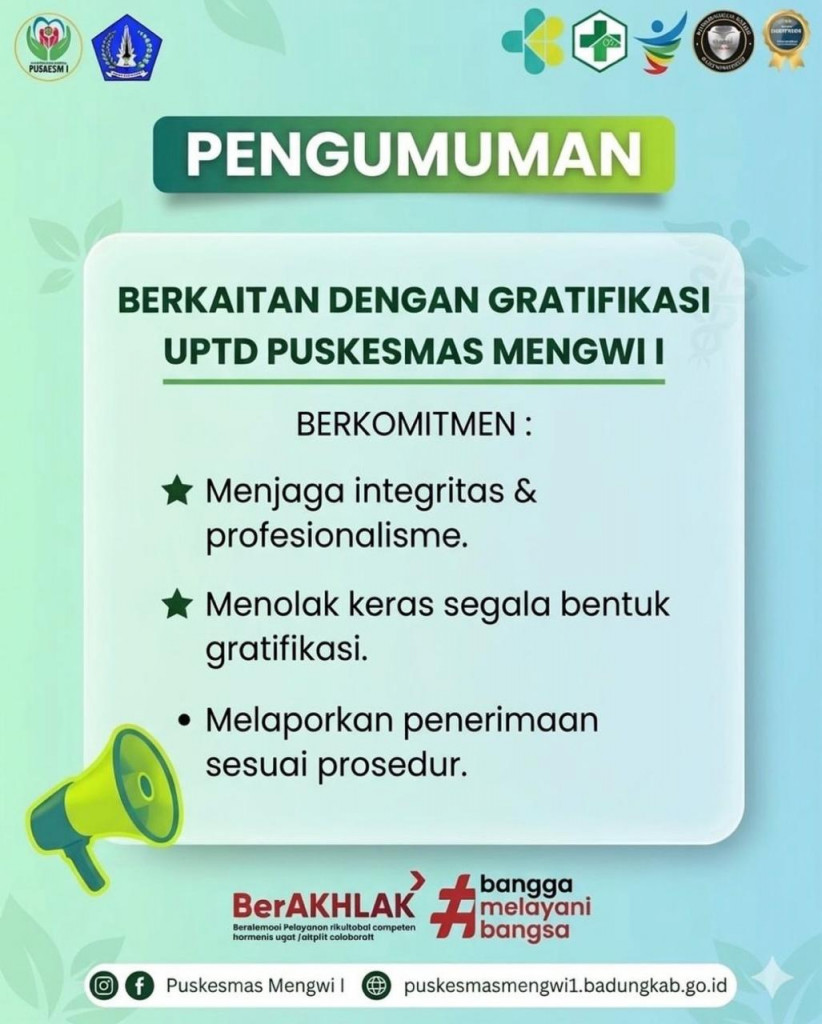 Tolak dan Laporkan Gratifikasi!