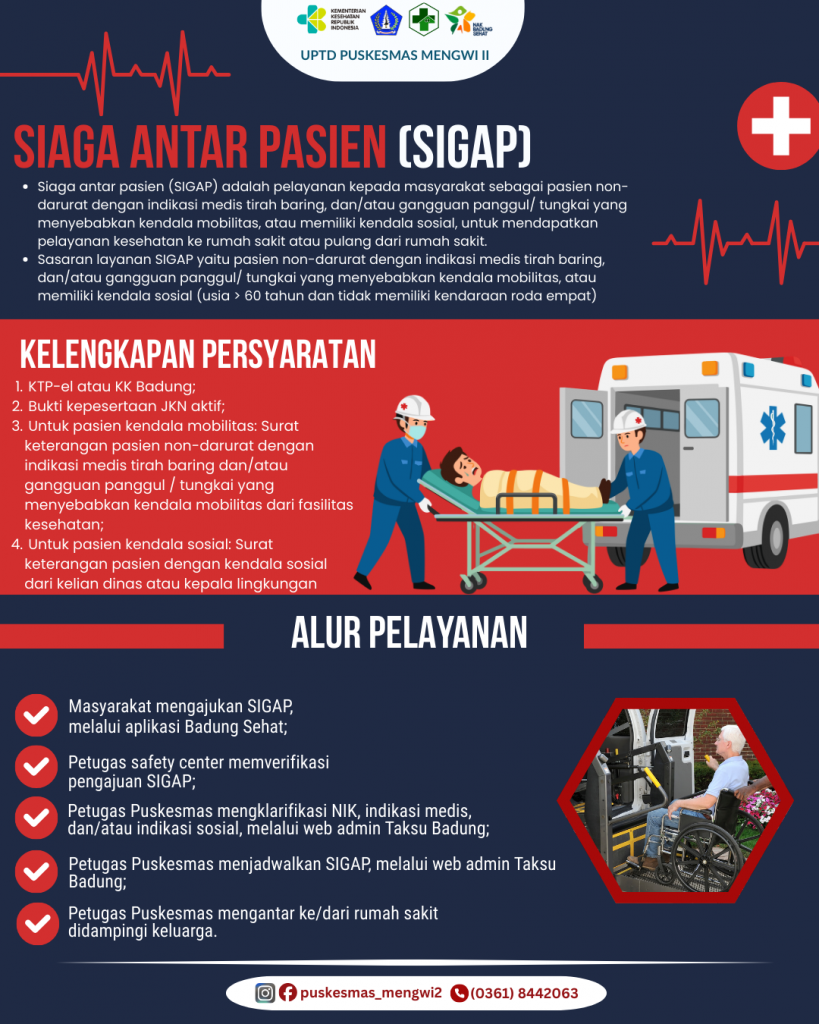 Layanan SIGAP: Solusi Transportasi Medis untuk Pasien! ??
