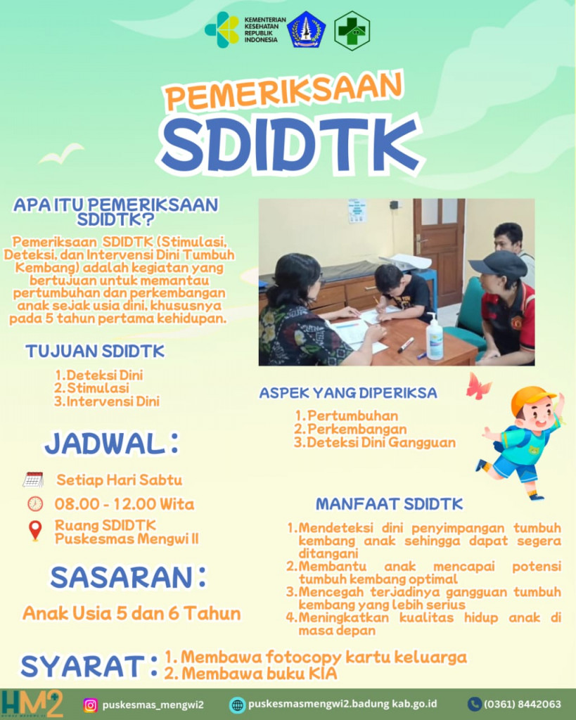 Ayo Lakukan Pemeriksaan SDIDTK