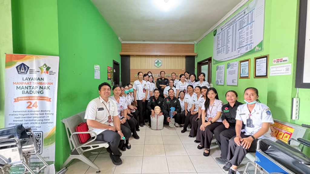 PELATIHAN BHD DAN CODE BLUE UPTD. PUSKESMAS MENGWI III