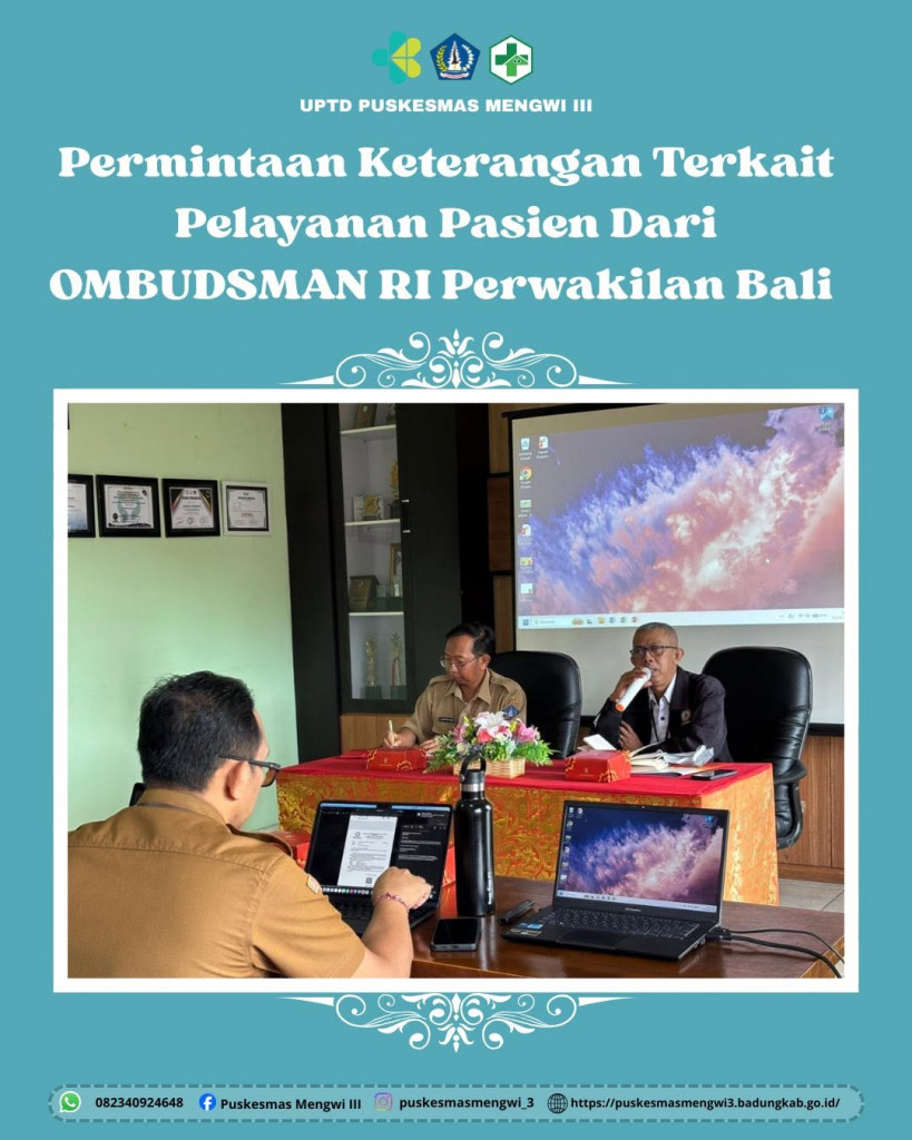 KUNJUNGAN OMBUDSMAN RI PERWAKILAN BALI
