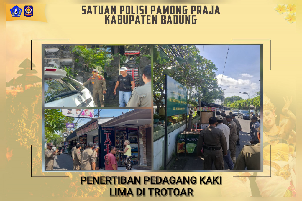 PENERTIBAN PEDAGANG KAKI LIMA