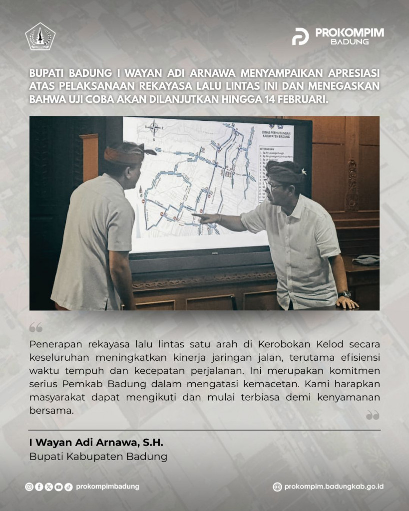 Rekayasa Lalu Lintas Kerobokan Kelod Pangkas Waktu Tempuh 78%, Kecepatan Melonjak 5 Kali Lipat
