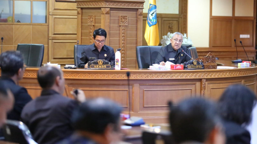 Rapat Kerja Banggar DPRD Badung dan TPAD Badung Bahas Rancangan Perubahan KUA-PPAS Badung 2024.