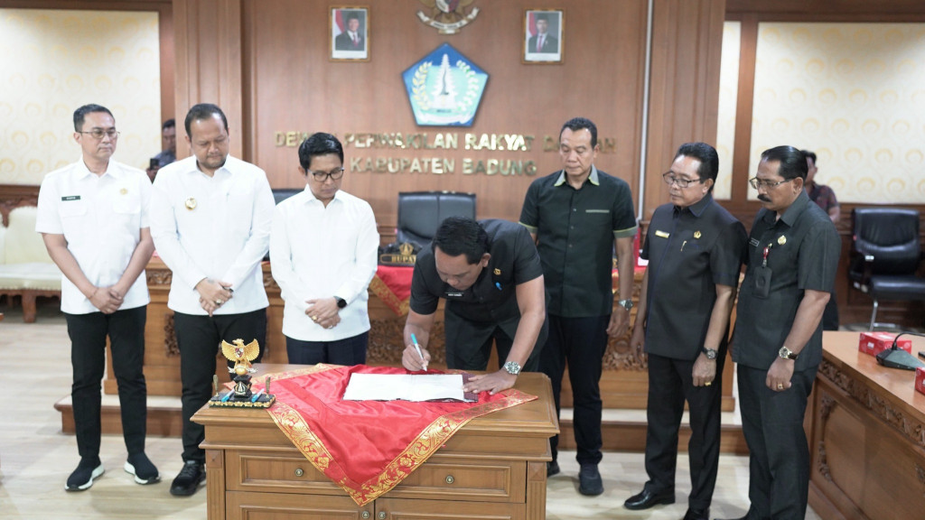 DPRD Badung dan Pemkab Badung Sepakat Tandatangani Nota Kesepakatan Ranwal RPJMD 2025-2029