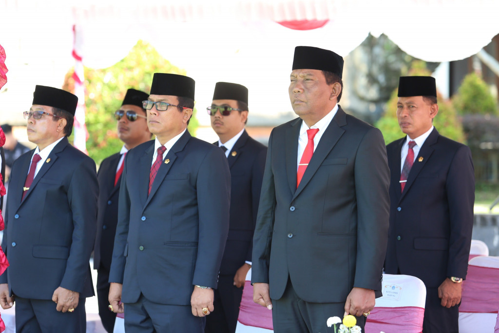 Peringati Hari Kesaktian Pancasila, Gusti Anom Gumanti Bacakan Ikrar.