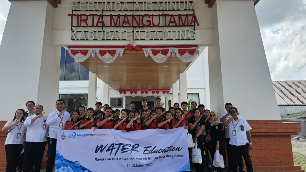 RANGKAIAN HUT 49 PERUMDAM TIRTA MANGUTAMA GELAR WATER EDUCATION