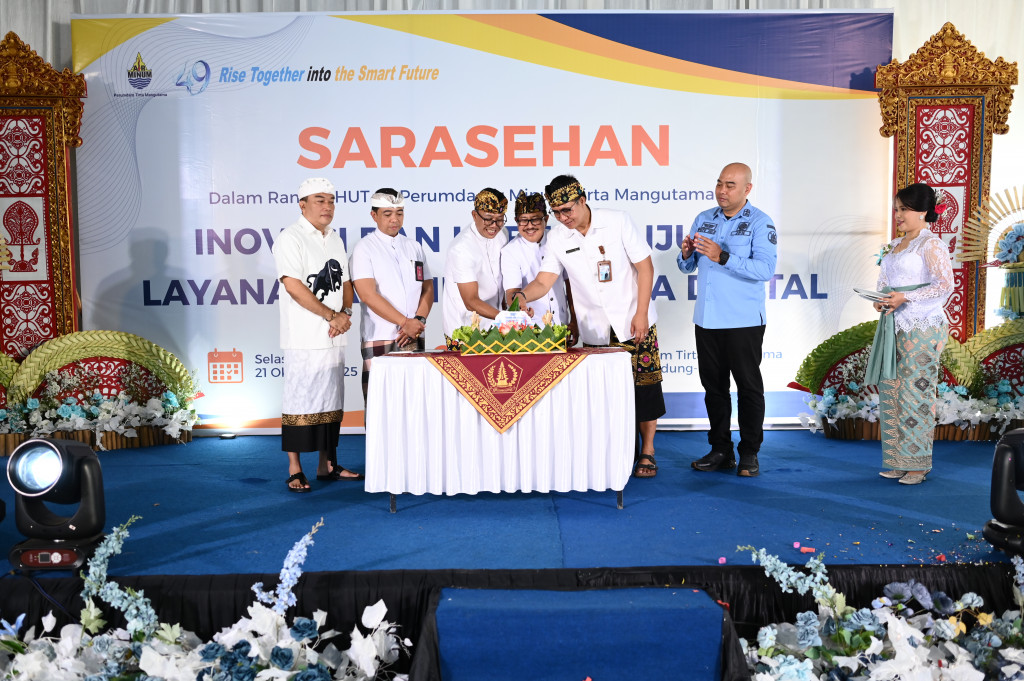 “Launching” Lima Inovasi Warnai Puncak HUT Ke-49 Perumdam Tirta Mangutama Badung