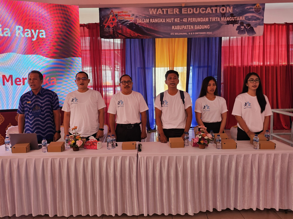 Gelar Acara Water Educatian Dalam Rangkaian Hut 48th Perumda Air Minum Tirta Mangutama