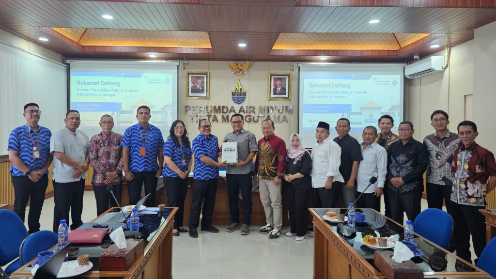 Perumda Tirta Mangutama Terima Kunjungan Pansus II DPRD Kabupaten Lamongan, Bahas Rancangan Perubahan Perda Perumdam